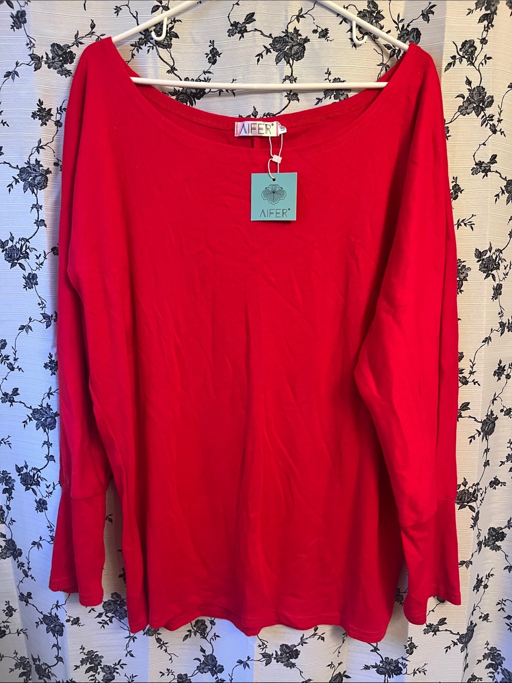 Aifer NWT Wide Neckline Blouse - Picture 2 of 4